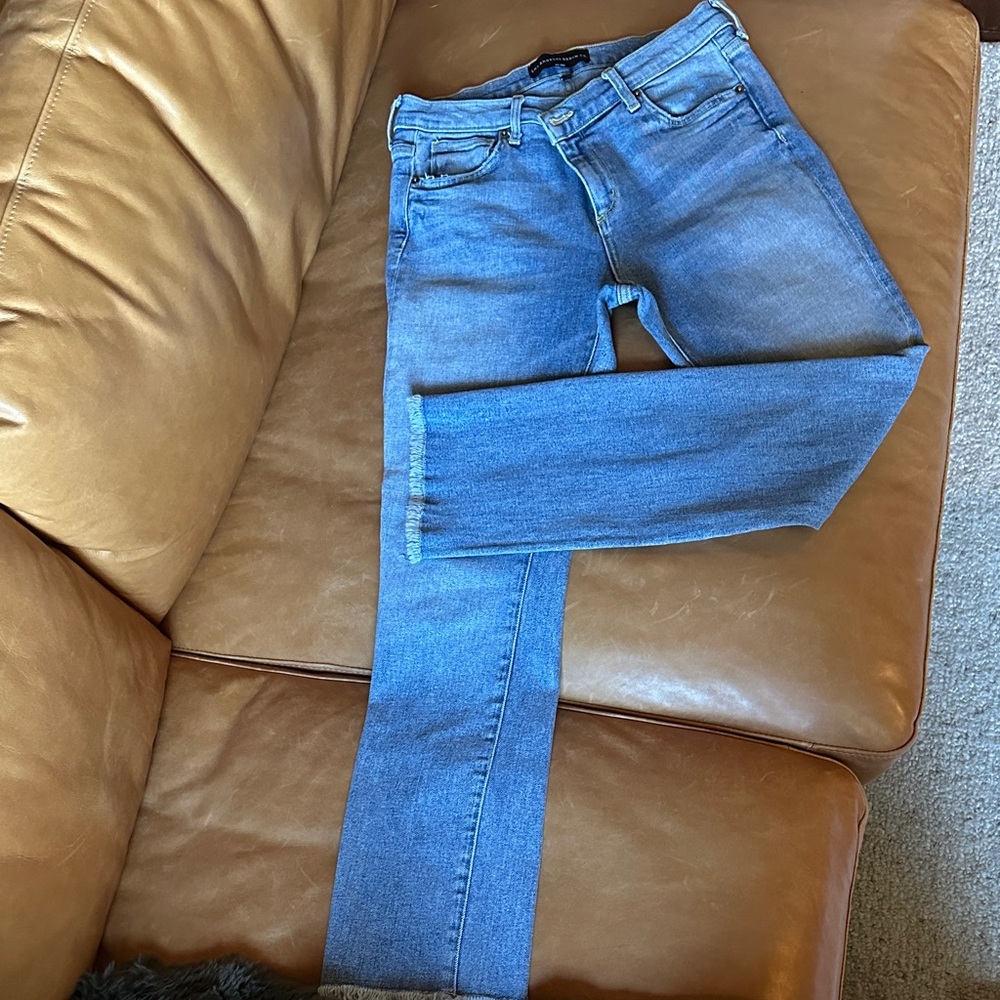 Classic Women's Straight Leg Jeans in Blue